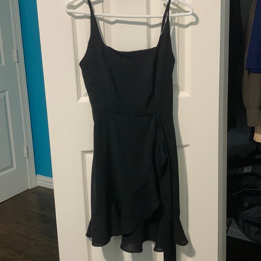 Wrap mini dress